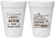 Personalized Baby Shower 16 oz Foam Cups - Baby And Bbq | 90101
