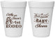 Personalized Baby Shower 16 oz Foam Cups - Rodeo Boot Scootin | 90103