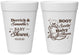 Personalized Baby Shower 16 oz Foam Cups - Boot Scootin | 90106