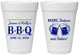 Personalized Baby Shower 16 oz Foam Cups - Beers Bbq Babies | 90111