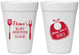 Personalized Baby Shower 16 oz Foam Cups - Beers Bbq Babies | 90114