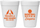 Personalized Baby Shower 16 oz Foam Cups - Basketball Beer Diapers | 90133
