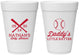Personalized Baby Shower 16 oz Foam Cups - Baseball Little Batter | 90136