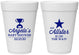 Personalized Baby Shower 16 oz Foam Cups - Allstar On The Way | 90140