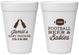 Personalized Baby Shower 16 oz Foam Cups - Football Beer Babies | 90147