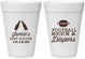 Personalized Baby Shower 16 oz Foam Cups - Football Beer Diapers | 90148