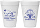 Personalized Baby Shower 16 oz Foam Cups - Love Is In The Air | 90163