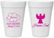 Personalized Baby Shower 16 oz Foam Cups - Heaven Sent | 90166