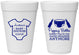 Personalized Baby Shower 16 oz Foam Cups - Popping Bottles | 90169