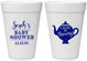 Personalized Baby Shower 16 oz Foam Cups - Baby Is Brewing | 90172
