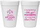Personalized Baby Shower 16 oz Foam Cups - Little Girls Best Friend | 90173