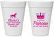 Personalized Baby Shower 16 oz Foam Cups - Little Princess | 90174