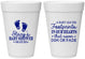 Personalized Baby Shower 16 oz Foam Cups - Footprints | 90176