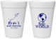 Personalized Baby Shower 16 oz Foam Cups - Hello World | 90185
