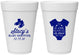 Personalized Baby Shower 16 oz Foam Cups - Loved By All | 90188