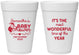 Personalized Baby Shower 16 oz Foam Cups - Christmas | 90191