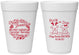 Personalized Baby Shower 16 oz Foam Cups - Christmas Gender Reveal | 90193