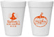 Personalized Baby Shower 16 oz Foam Cups - Little Pumpkin Halloween | 90196