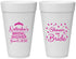 Personalized Bridal Shower 20 oz Foam Cups - Shower The Bride | 100001