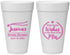 Personalized Bridal Shower 20 oz Foam Cups - Soon To Be Mrs | 100009