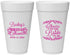 Personalized Bridal Shower 20 oz Foam Cups - Cheers To The Bride | 100019
