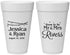Personalized Engagement 20 oz Foam Cups - Soon To Be Mr And Mrs | 10008