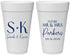 Personalized Engagement 20 oz Foam Cups - Future Mr And Mrs | 10012