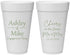 Personalized Engagement 20 oz Foam Cups - Future Mr And Mrs | 10014