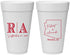 Personalized Wedding 20 oz Foam Cups - Arizona | 102