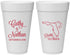 Personalized Wedding 20 oz Foam Cups - Florida | 108