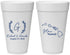 Personalized Wedding 20 oz Foam Cups - Hawaii | 110