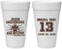 Personalized Bar Mitzvah 20 oz Foam Cups - 13th Birthday Football | 110002
