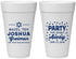 Personalized Bar Mitzvah 20 oz Foam Cups - 13th Birthday Mazel Tov | 110019