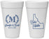 Personalized Wedding 20 oz Foam Cups - Idaho | 111