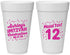 Personalized Bat Mitzvah 20 oz Foam Cups - 12th Birthday Mazel Tov | 120007