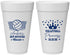 Personalized Bat Mitzvah 20 oz Foam Cups - 12th Birthday Volleyball | 120015