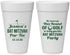Personalized Bat Mitzvah 20 oz Foam Cups - 12th Birthday Golf | 120019