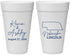 Personalized Wedding 20 oz Foam Cups - Nebraska | 126