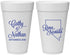 Personalized Wedding 20 oz Foam Cups - Nevada | 127