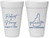 Personalized Wedding 20 oz Foam Cups - New Hampshire | 128