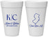Personalized Wedding 20 oz Foam Cups - New Jersey | 129