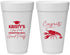 Personalized Graduation 20 oz Foam Cups - Class Of 2027 Crawfish Boil | 130003
