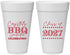Personalized Graduation 20 oz Foam Cups - Class Of 2027 Bbq | 130005