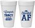 Personalized Graduation 20 oz Foam Cups - Class Of 2027 Educated Af | 130015