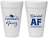 Personalized Graduation 20 oz Foam Cups - Class Of 2027 Educated Af | 130016