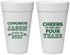 Personalized Graduation 20 oz Foam Cups - Class Of 2027 Last Four Years | 130036