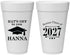 Personalized Graduation 20 oz Foam Cups - Class Of 2027 Hats Off | 130049