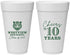 Personalized Class Reunion 20 oz Foam Cups - Class Of 2017 10 Year | 140005