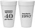 Personalized Class Reunion 20 oz Foam Cups - Class Of 1987 40 Year | 140008