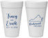 Personalized Wedding 20 oz Foam Cups - Virginia | 145